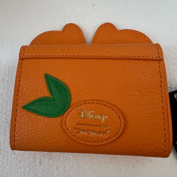 Disney x Our Universe Minnie Mouse Citrus Orange Card Holder Wallet - Picture 3 of 6